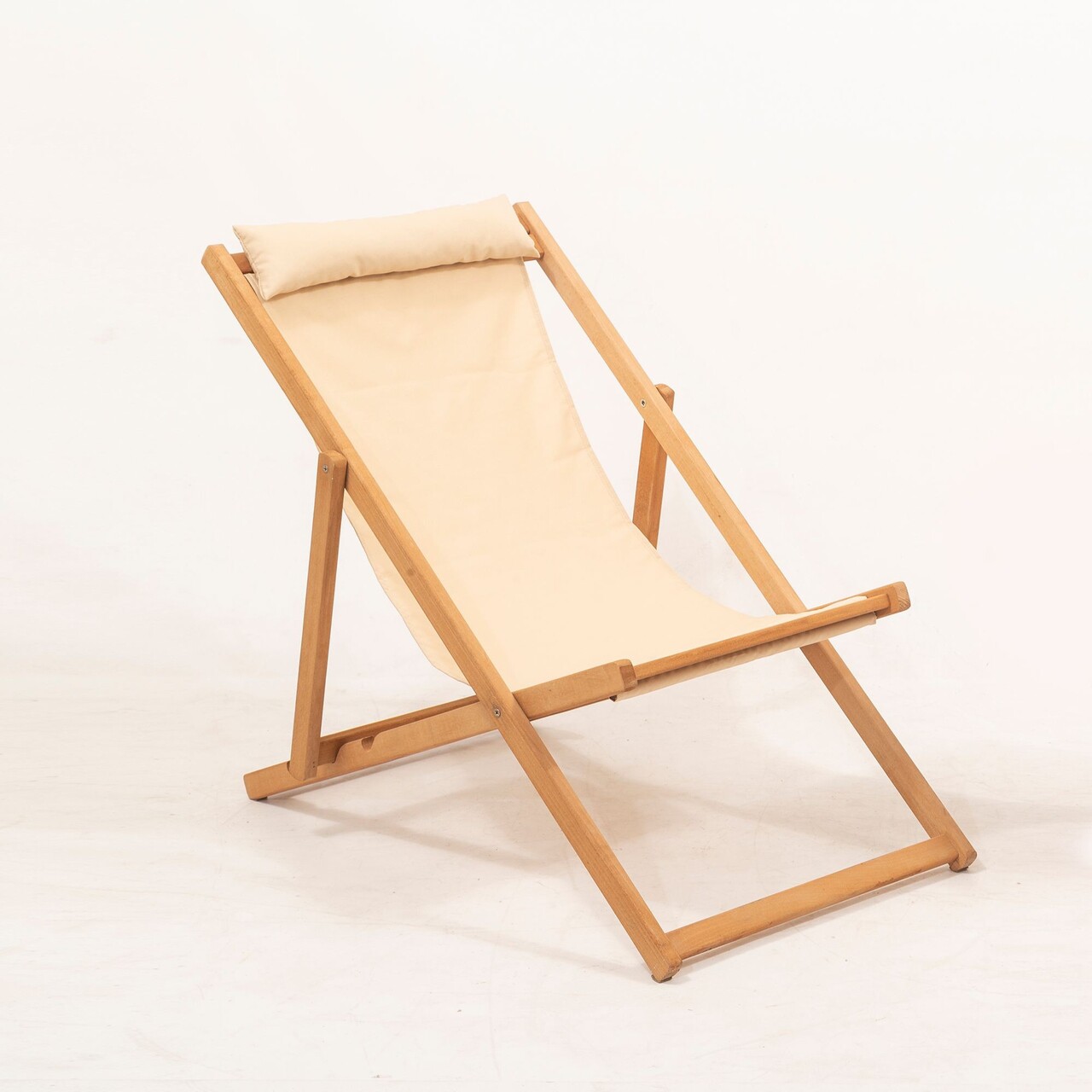 Sezlong de gradina, Hanah Home, MYN04, 59x90x44 cm, Crem - imagine 6